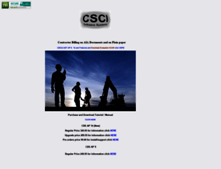 cscisoftware.com screenshot