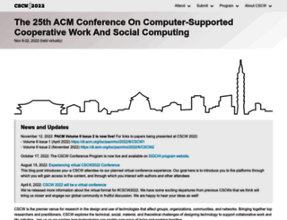 cscw.acm.org screenshot