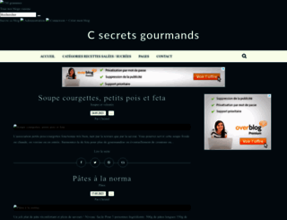 csecretsgourmands.com screenshot