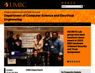 csee.umbc.edu screenshot
