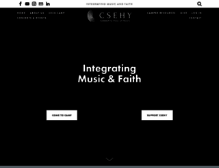 csehy.squarespace.com screenshot
