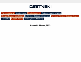 csetneki.hu screenshot