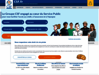 csf.fr screenshot
