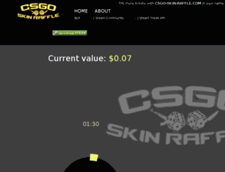 csgo-skin-raffle.com screenshot