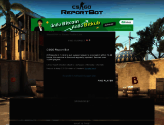 csgoreportbot.net screenshot