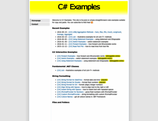 csharp-examples.net screenshot