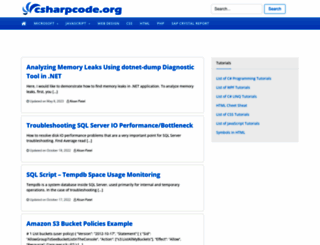 csharpcode.org screenshot