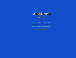 csi-asia.com screenshot