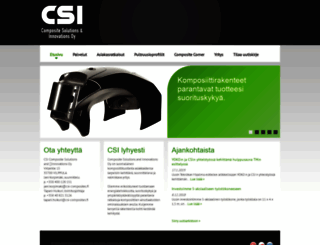 csi-composites.fi screenshot