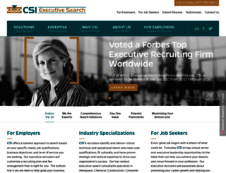 csi-executivesearch.com screenshot