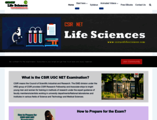 csirnetlifesciences.com screenshot