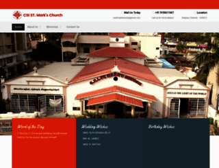 csistmarkschurch.com screenshot