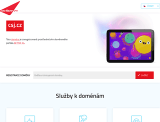 csj.cz screenshot