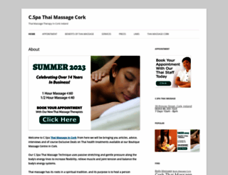 cspathaimassagecork.com screenshot