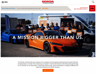 csr.honda.com screenshot