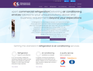 csrefrigeration.co.uk screenshot