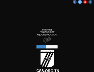 css.org.tn screenshot