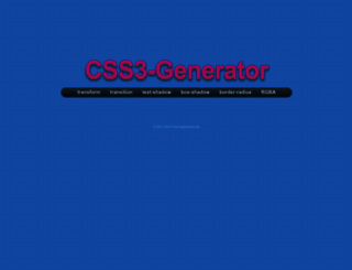 css3-generator.de screenshot