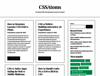 cssatoms.com screenshot