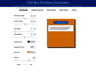 cssboxshadow.com screenshot