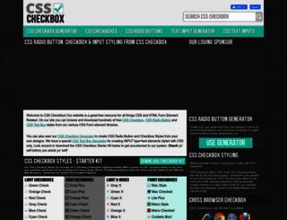 csscheckbox.com screenshot