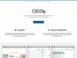 cssdig.com screenshot