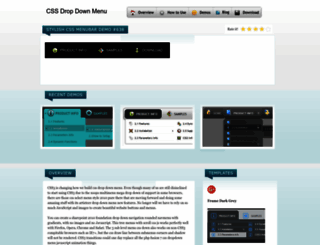 cssdropdown-menu.com screenshot