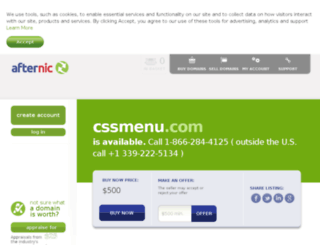cssmenu.com screenshot
