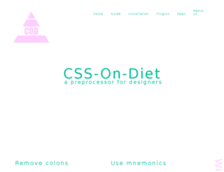 cssondiet.com screenshot