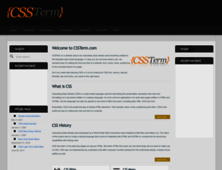 cssterm.com screenshot