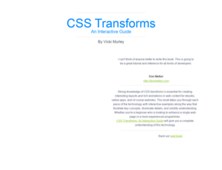 csstransforms.com screenshot