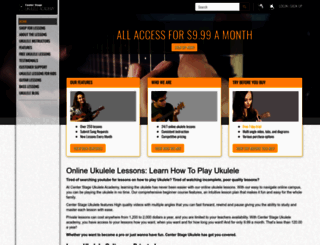 csukuleleacademy.com screenshot