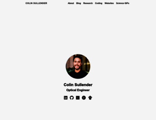 csullender.com screenshot