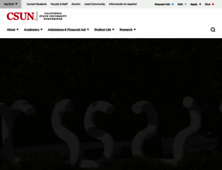 csun.edu screenshot