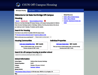 csun.openoffcampus.com screenshot