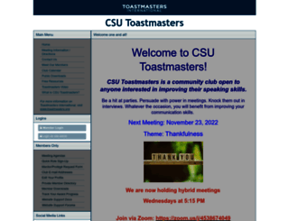csutm.toastmastersclubs.org screenshot