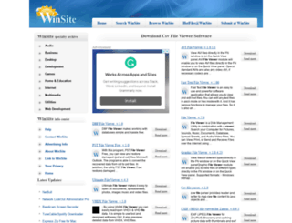 csv-file-viewer.winsite.com screenshot
