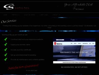 cswebsites.com screenshot