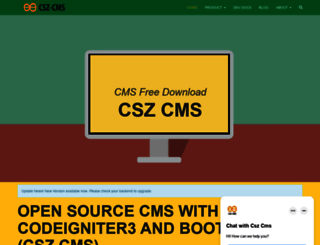 cszcms.com screenshot