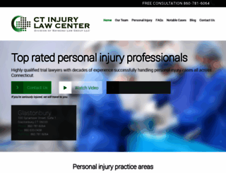 ct-injurylawcenter.com screenshot