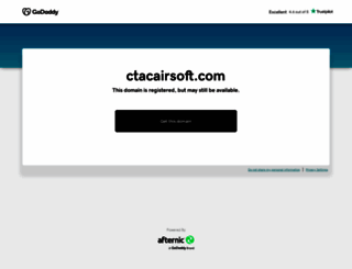 ctacairsoft.com screenshot