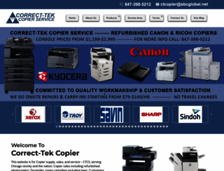 ctcopiers.com screenshot