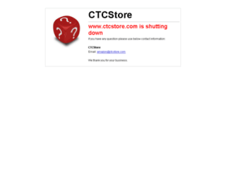 ctcstore.com screenshot