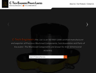 ctechexcavator-pinsbushings.com screenshot