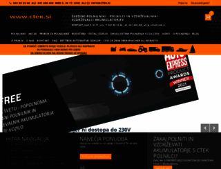 ctek.si screenshot