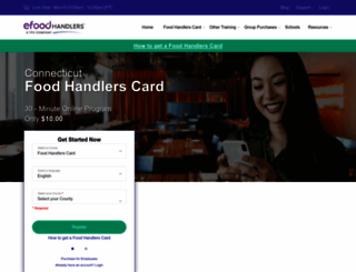 ctfoodhandlers.com screenshot
