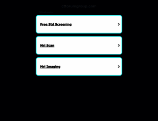 ctforumgroup.com screenshot