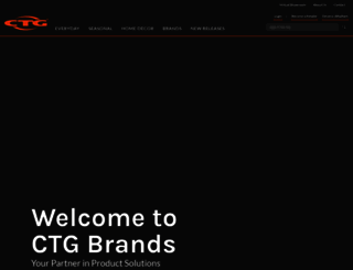 ctgbrands.com screenshot