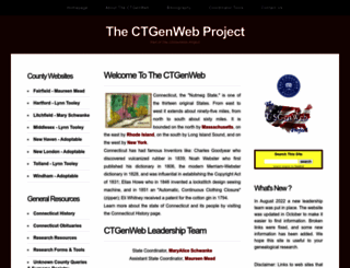 ctgenweb.org screenshot
