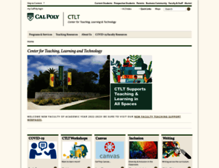 ctlt.calpoly.edu screenshot